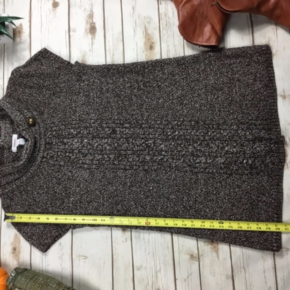 Brown Short Sleeve Knit Sweater Dress by Style Co. - Picture 7 of 8